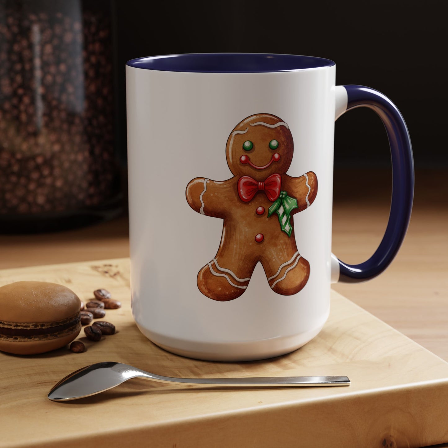 Christmas Mug - Smiling Gingerbread Man 2