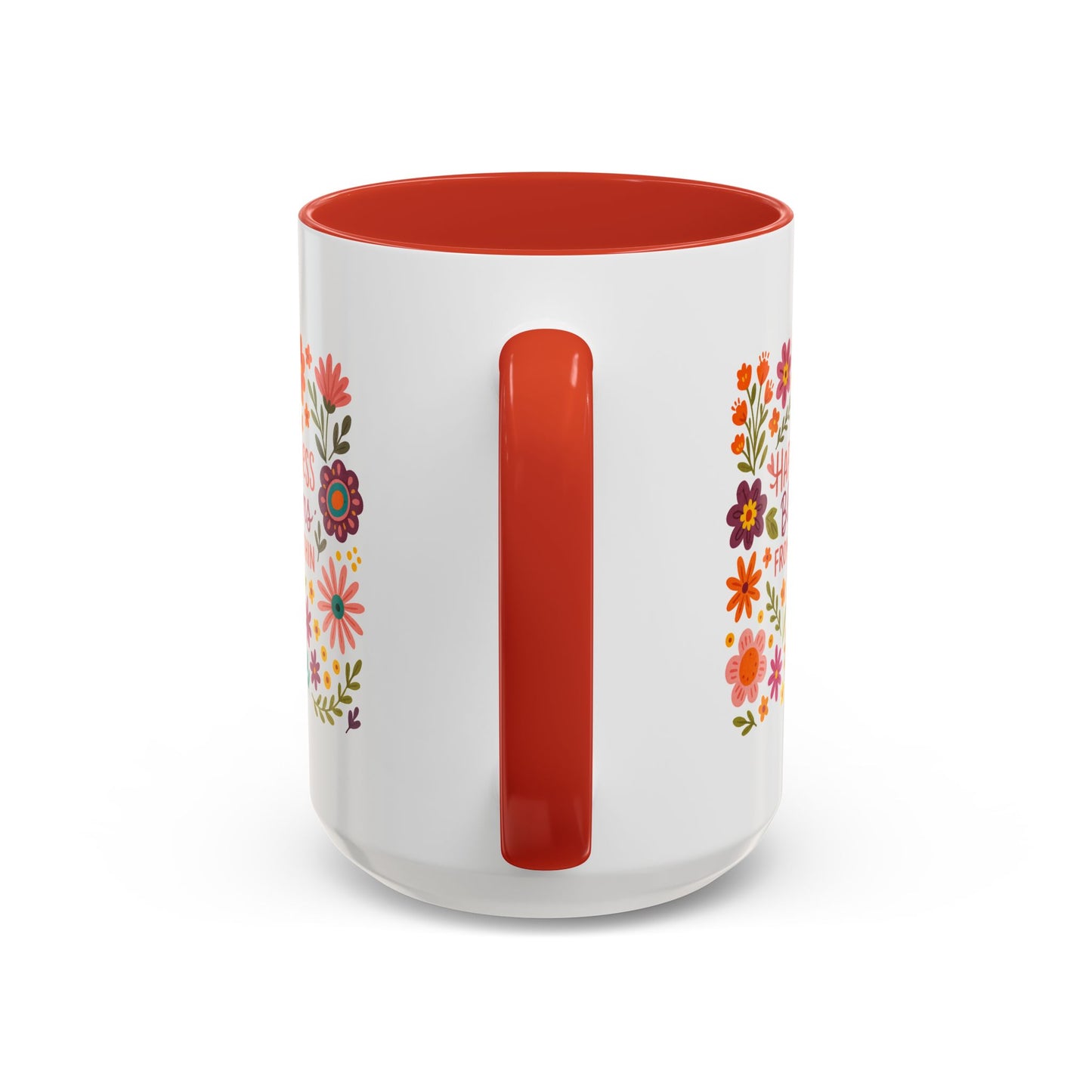 Motivation Mug - Happiness Blooms From Within