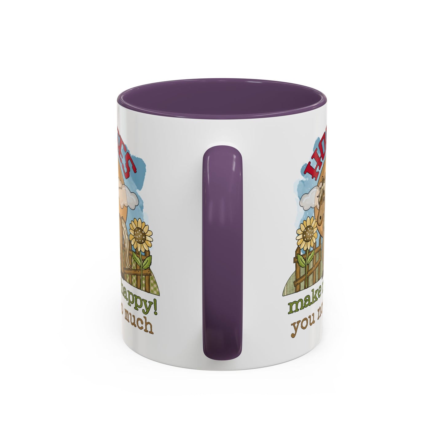 Humor Mug - Horses Make Me Happy