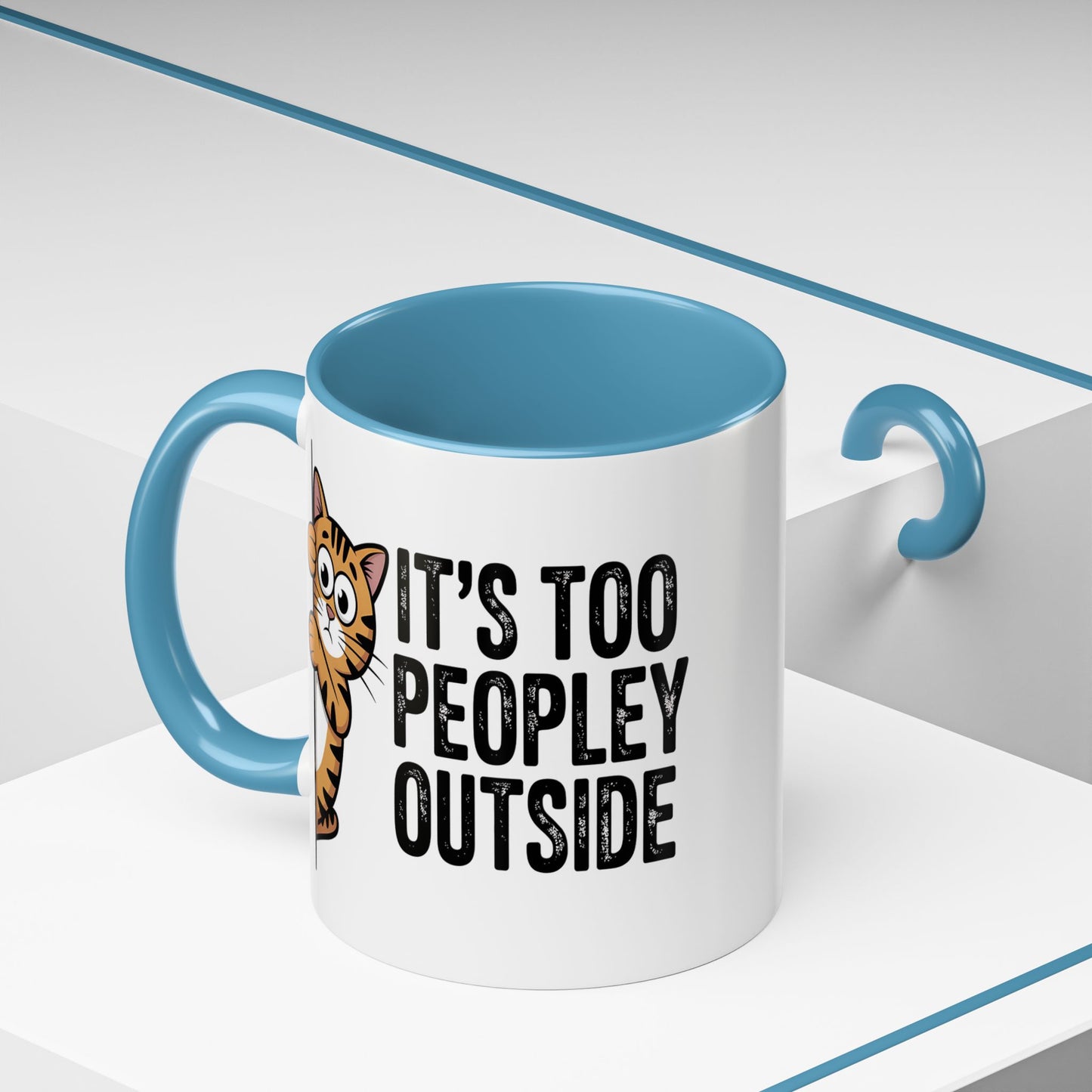 Animal Mug - It's Too Peopley Outside