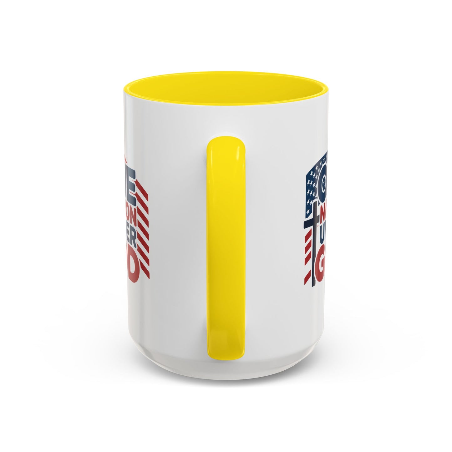 Religious Mug - One Nation Flag Cross