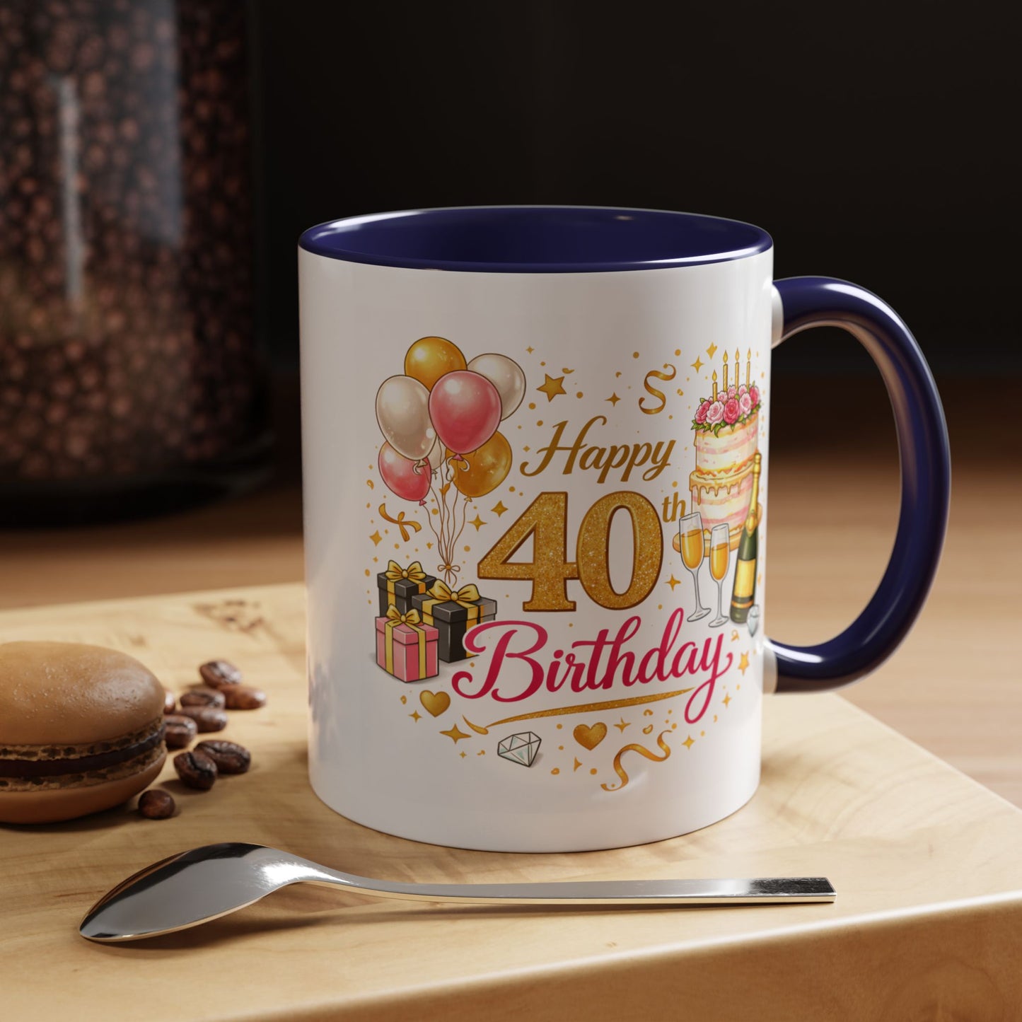 Birthday Mug - Happy 40th