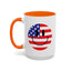 4th of July Mug - America Smiley Face