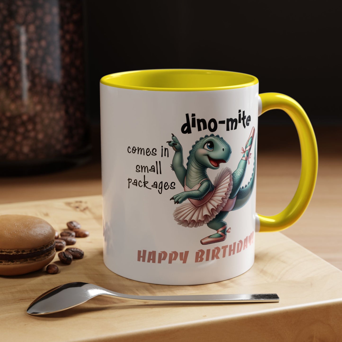 Birthday Mug - Dino-mite (Girl)