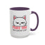 Adult Mug - Fluff You White Cat