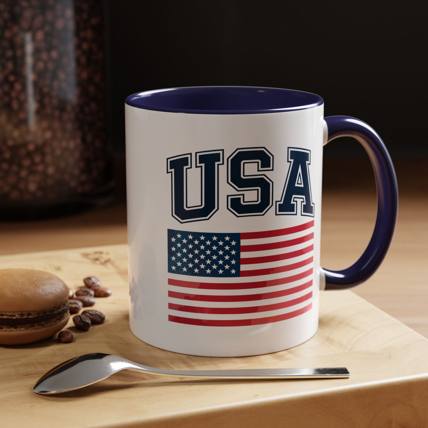 4th of July Mug - USA & Flag