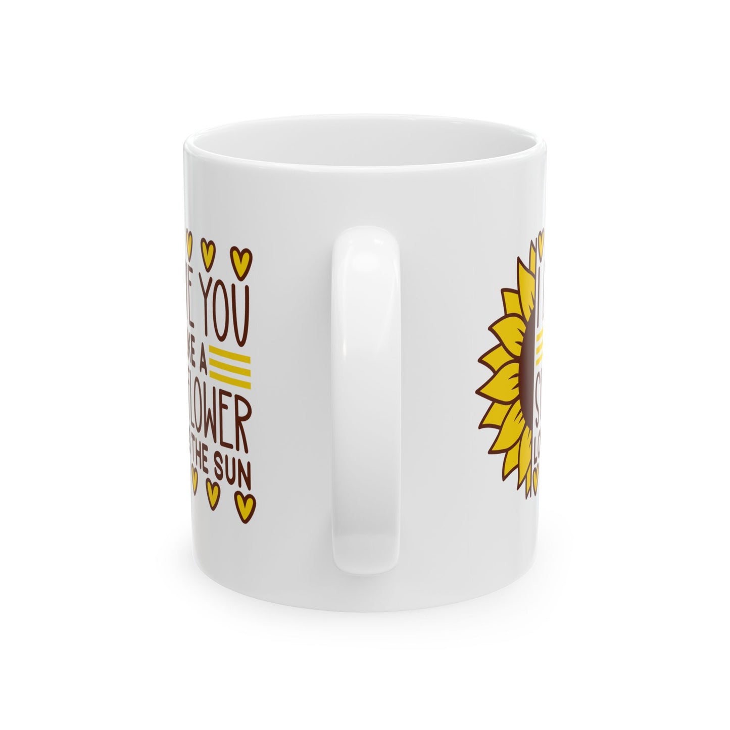 Anniversary Mug - I Love You Like a Sunflower