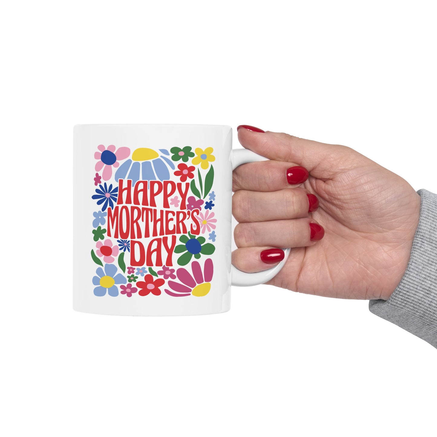 Mother's Day Mug - Happy Mother's Day Floral