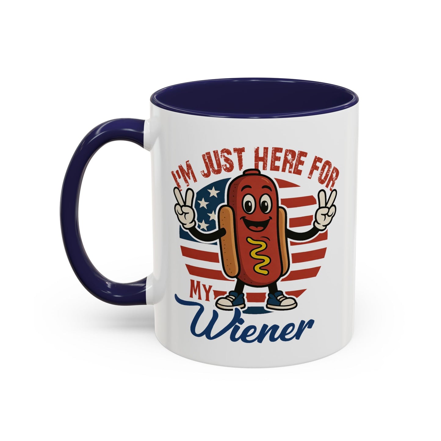 Adult Mug - I'm Just Here For My Wiener