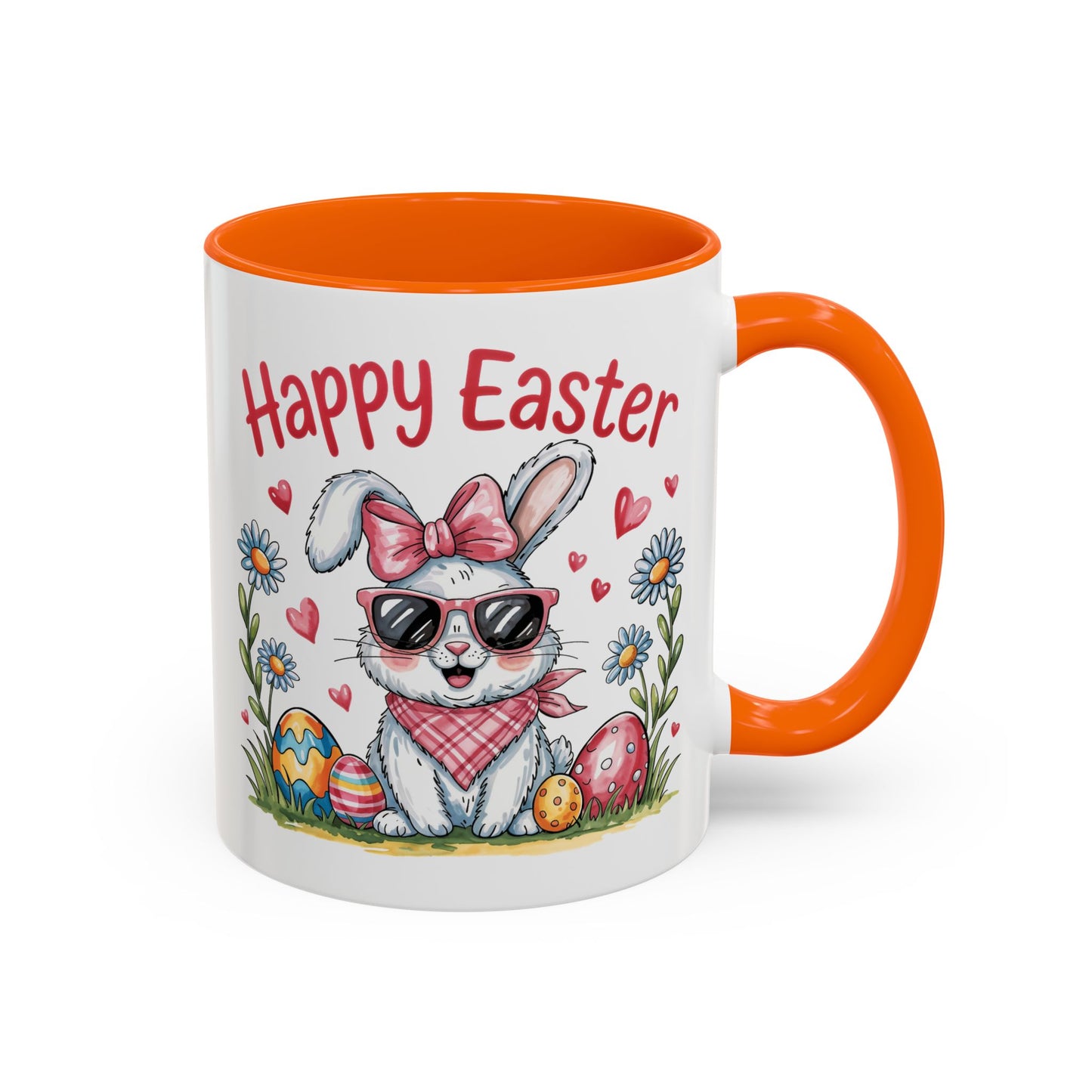 Easter Mug - Happy Easter Cool Bunny