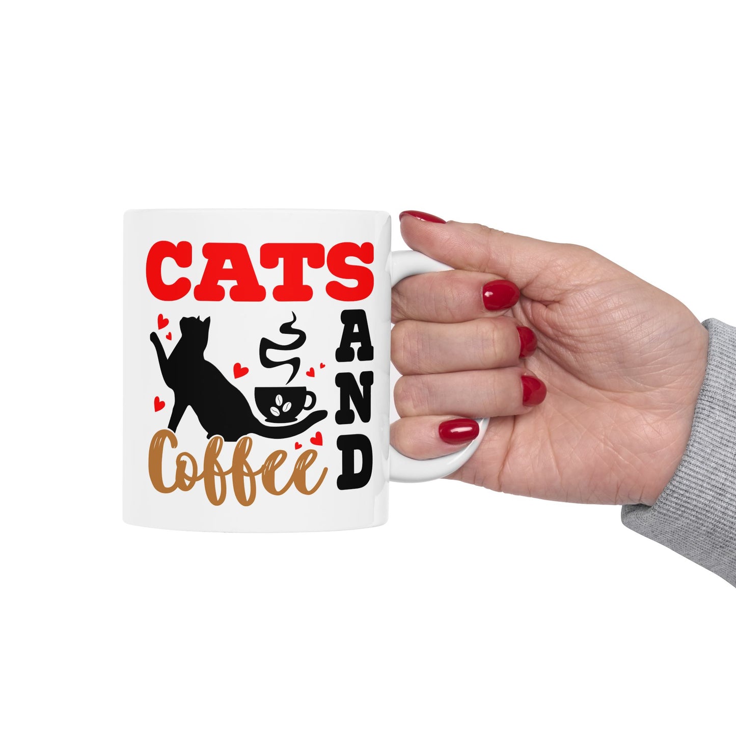 Animal Mug - Cats and Coffee