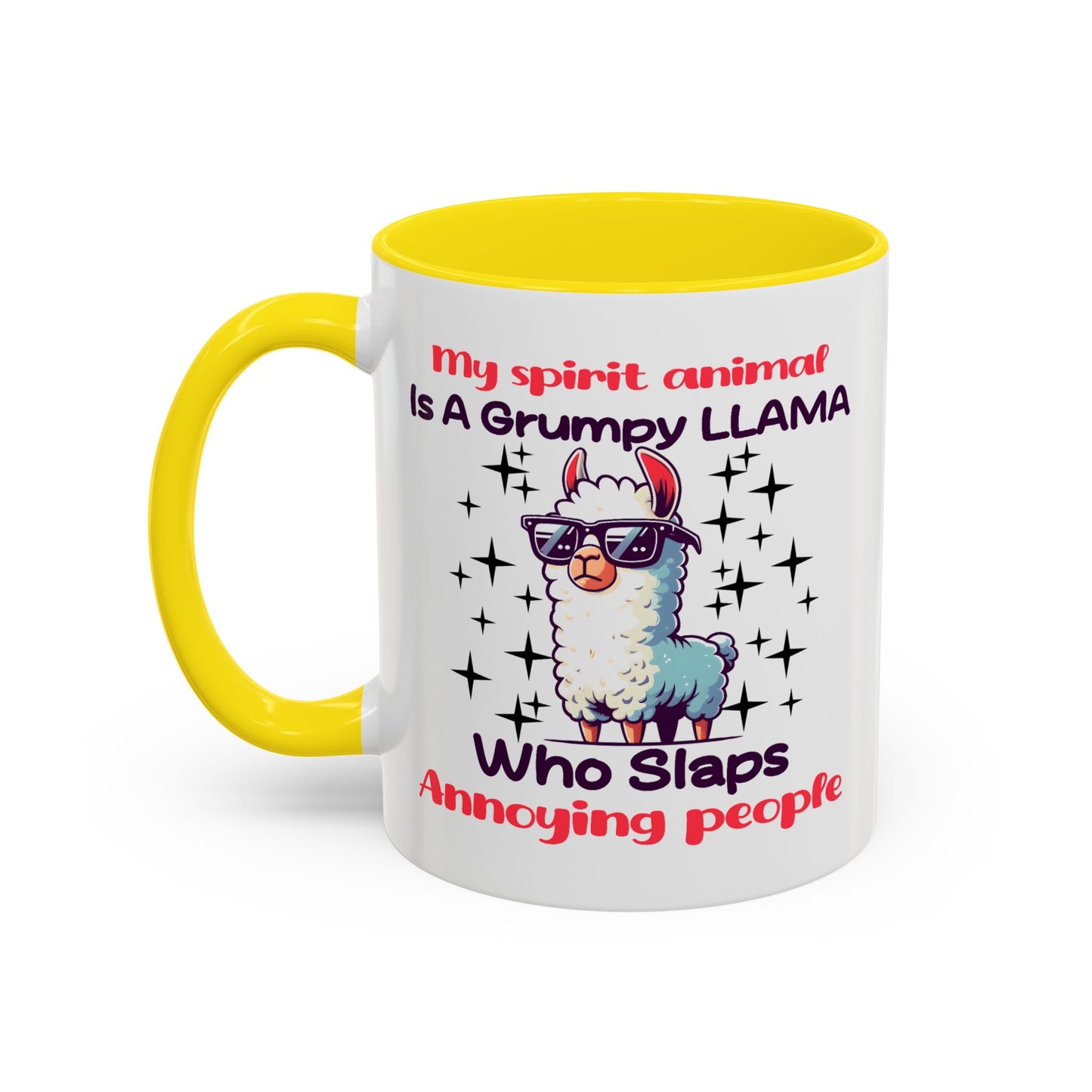 Humor Mug - My Spirit Animal is a Grumpy Llama