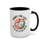Humor Mug - Sorry I'm Late My Cat Was Sitting on Me