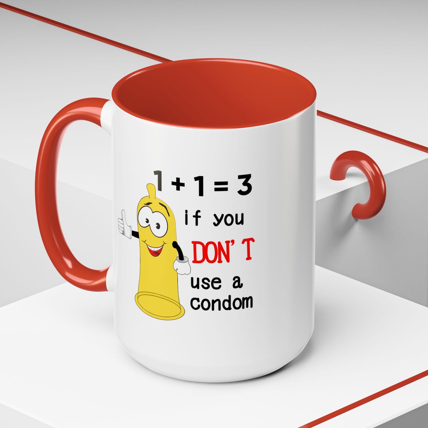 Adult Mug - One Plus One Equals Three