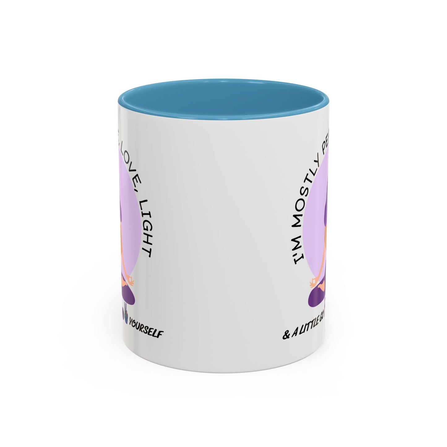 Adult Mug - I'm Mostly Peace, Love, Light