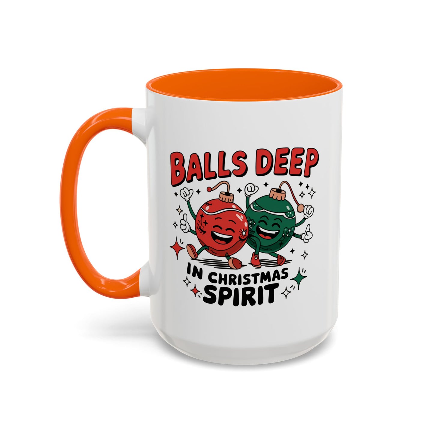 Adult Mug - Balls Deep in Christmas Spirit