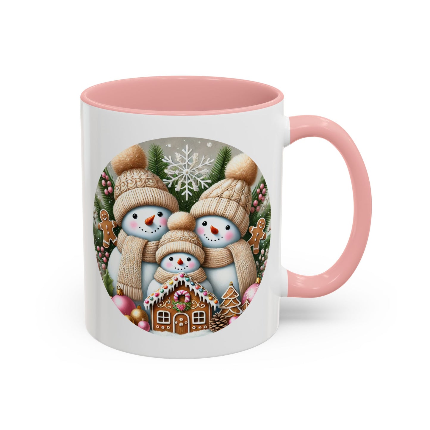 Christmas Mug - Gingerbread Snowman Family