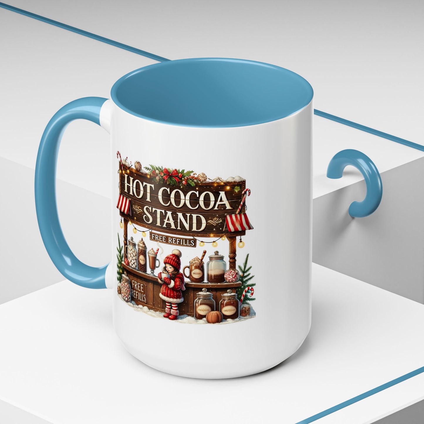 Christmas Mug - Hot Cocoa Stand Free Refills