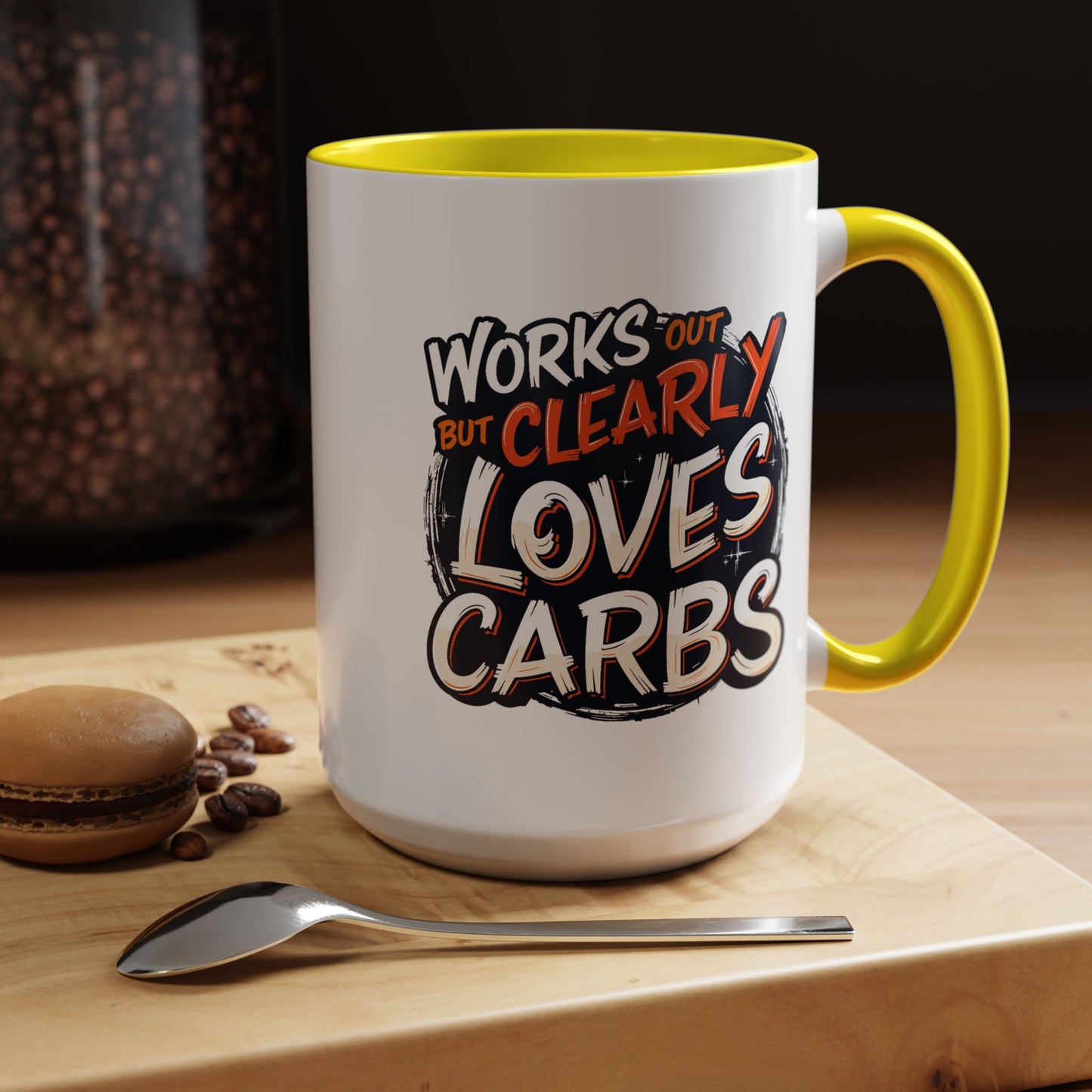 Adult Mug - Works Out But