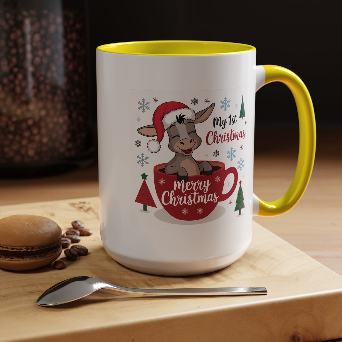 Christmas Mug - My First Christmas Donkey Cup