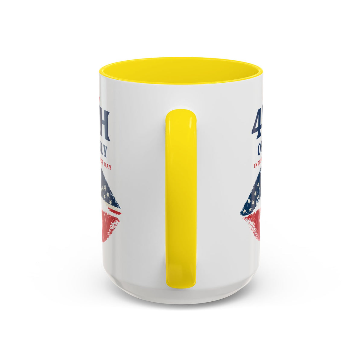 4th of July Mug - Happy 4th of July Flag Lips