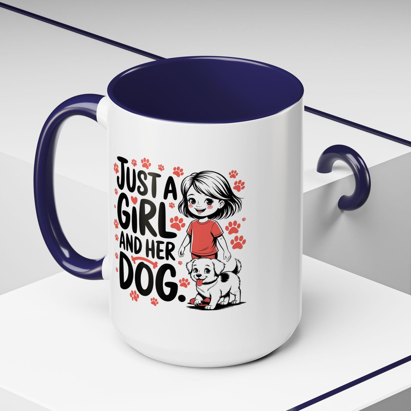 Animal Mug - Just a Girl and Her Dog