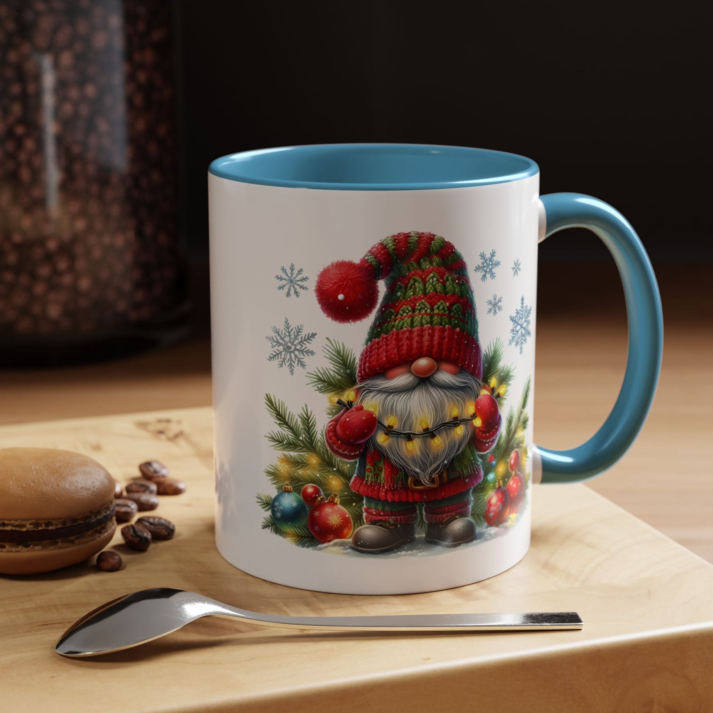 Christmas Mug - Gnome with Christmas Lights