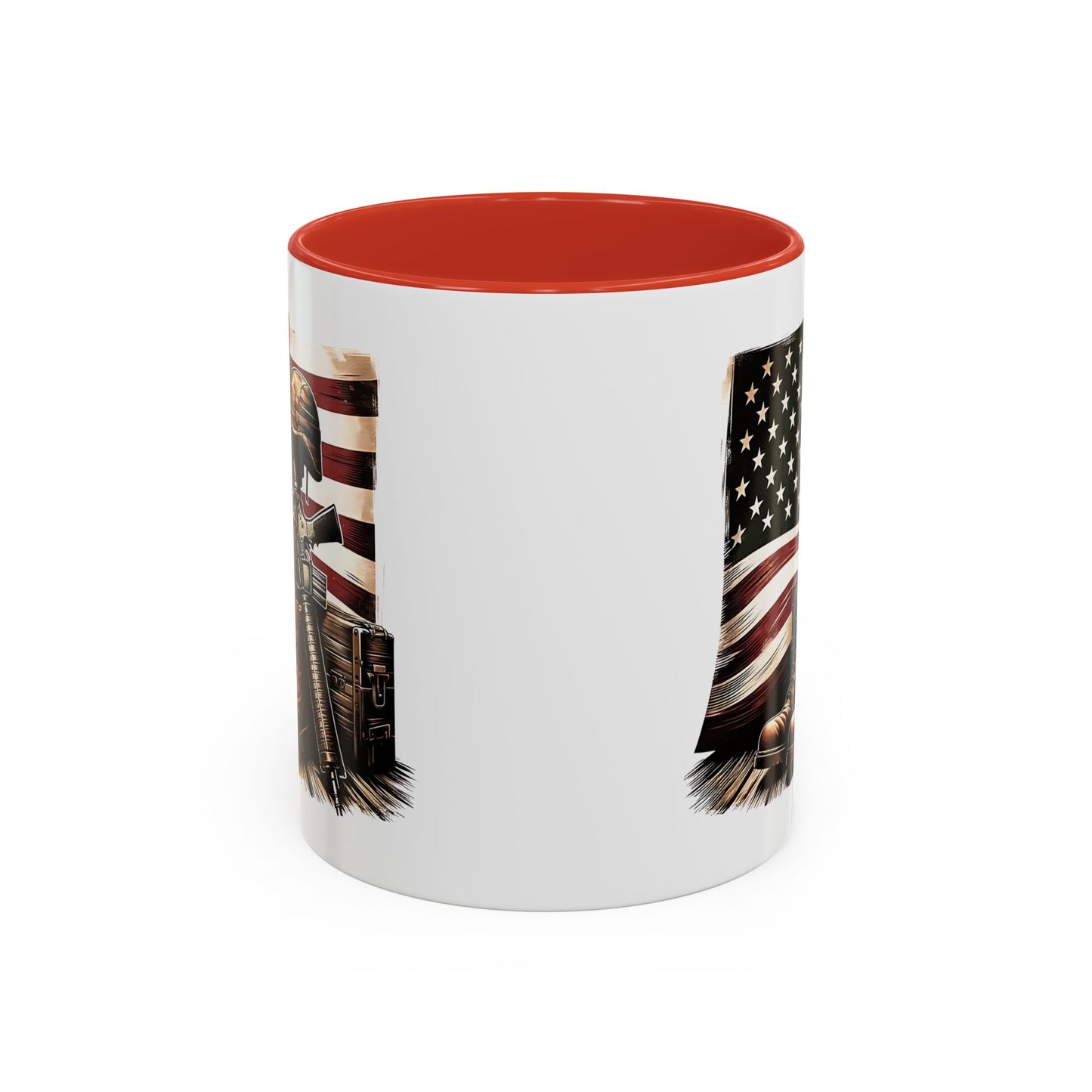 4th of July Mug - Fallen Soldier Boots Flag 3