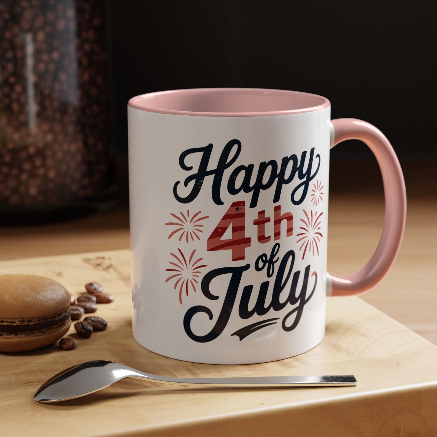 4th of July Mug - Happy 4th of July Fireworks