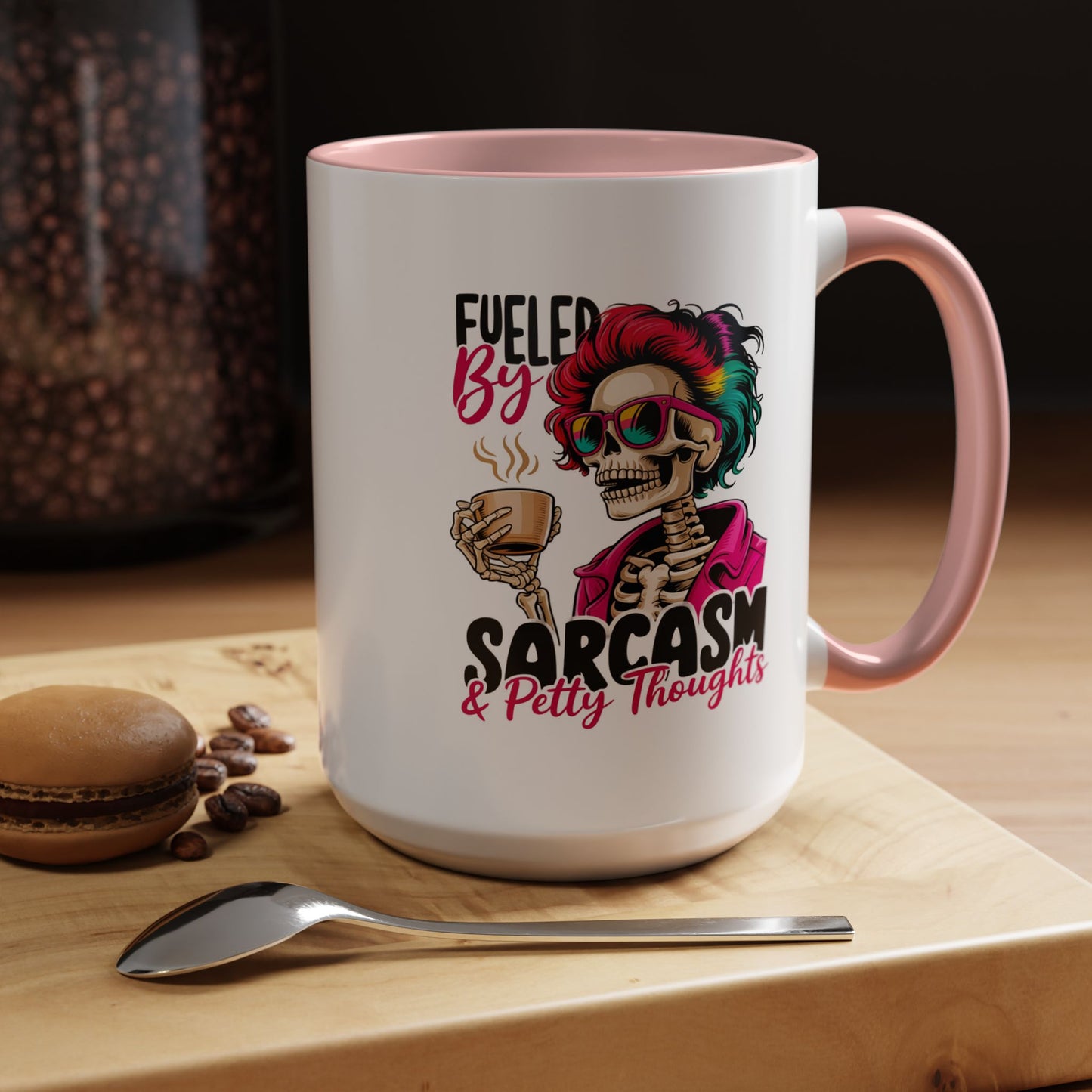 Humor Mug - Fueled by Sarcasm & Petty Thoughts