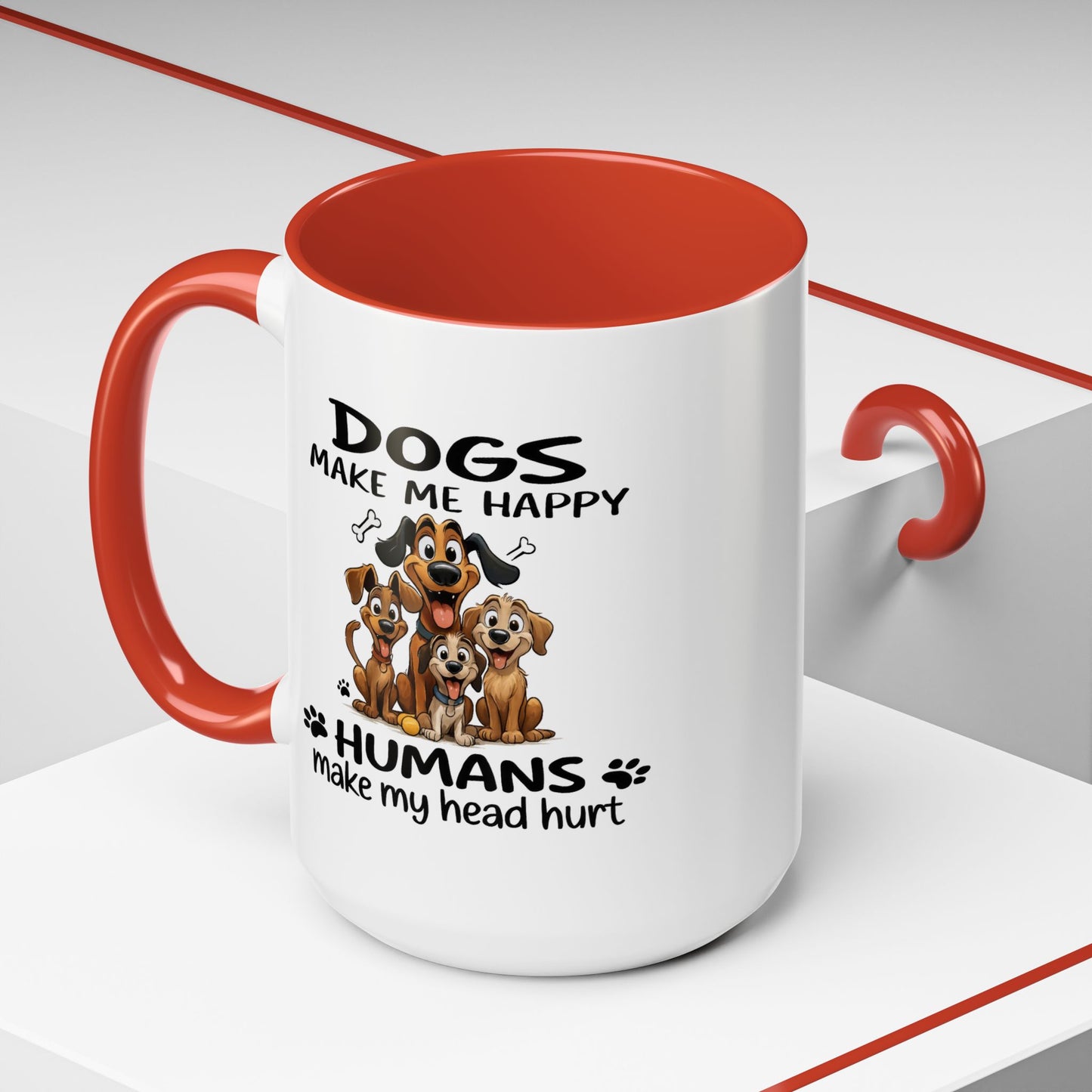 Animal Mug - Dogs Make Me Happy