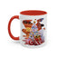 Christmas Mug - Snowman Tree Presents Fireplace