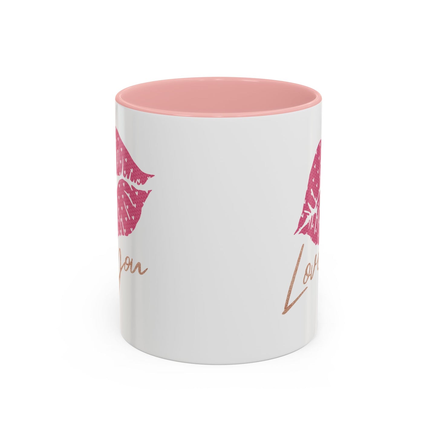Valentine's Day Mug - Love You Lips Kiss