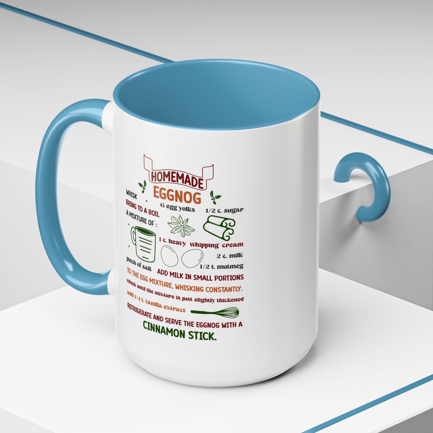 Christmas Mug - Homemade Eggnog Recipe