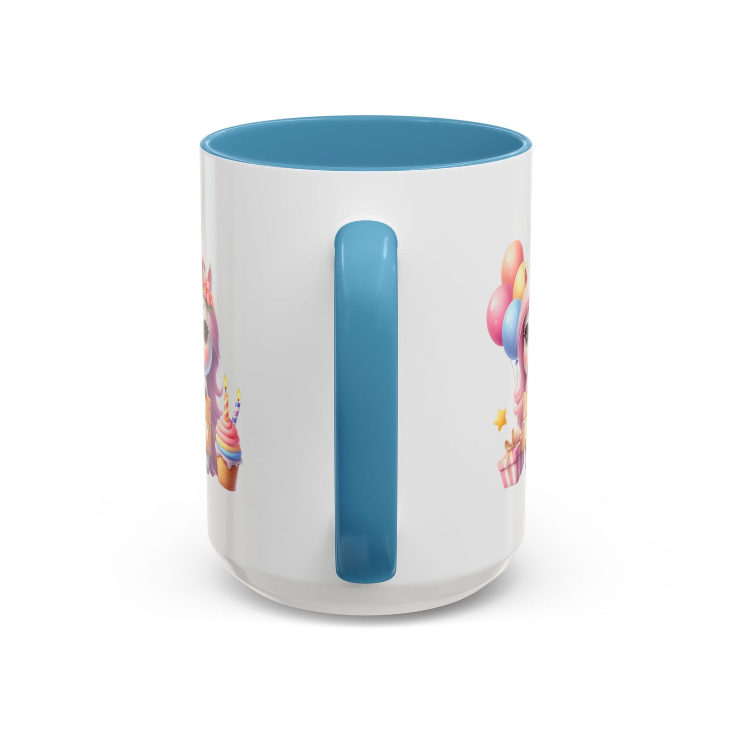 Birthday Mug - Girl Unicorn Happy Birthday Sign 2