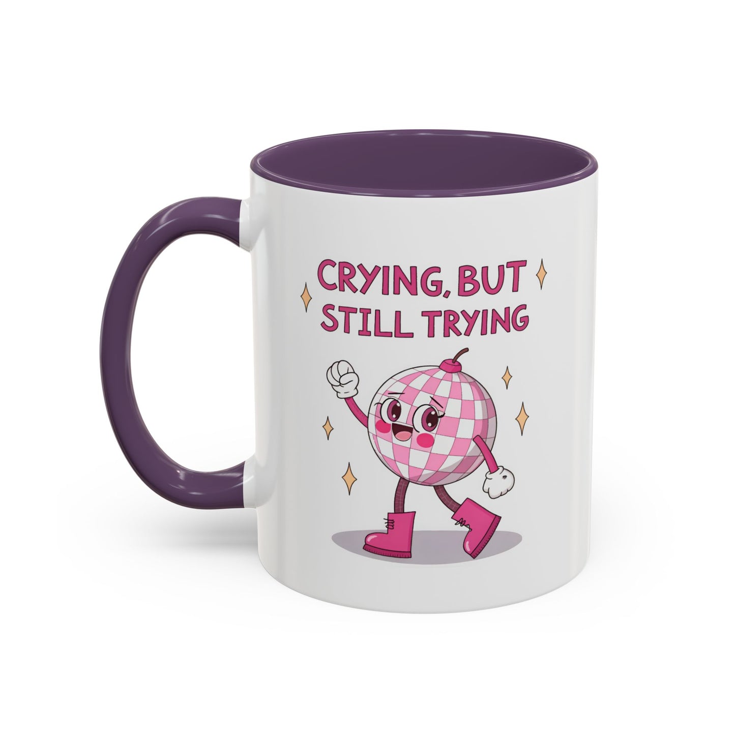 Wellness Mug - Crying But Still Trying