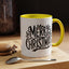 Christmas Mug - Merry Christmas Black Text Mistletoe