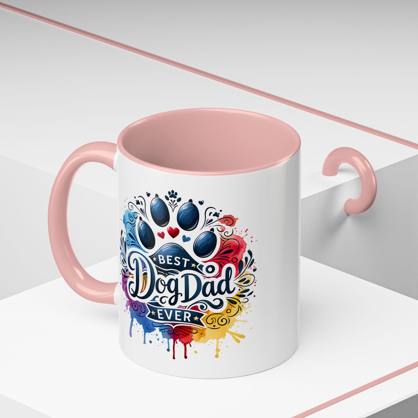 Animal Mug - Best Dog Dad Ever Paw