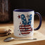 4th of July Mug - America Peace Sign