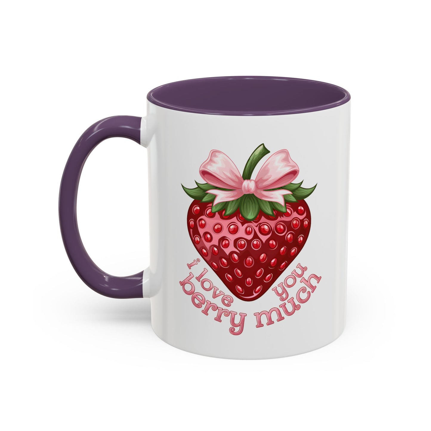 Valentine's Day Mug - I Love You Strawberry