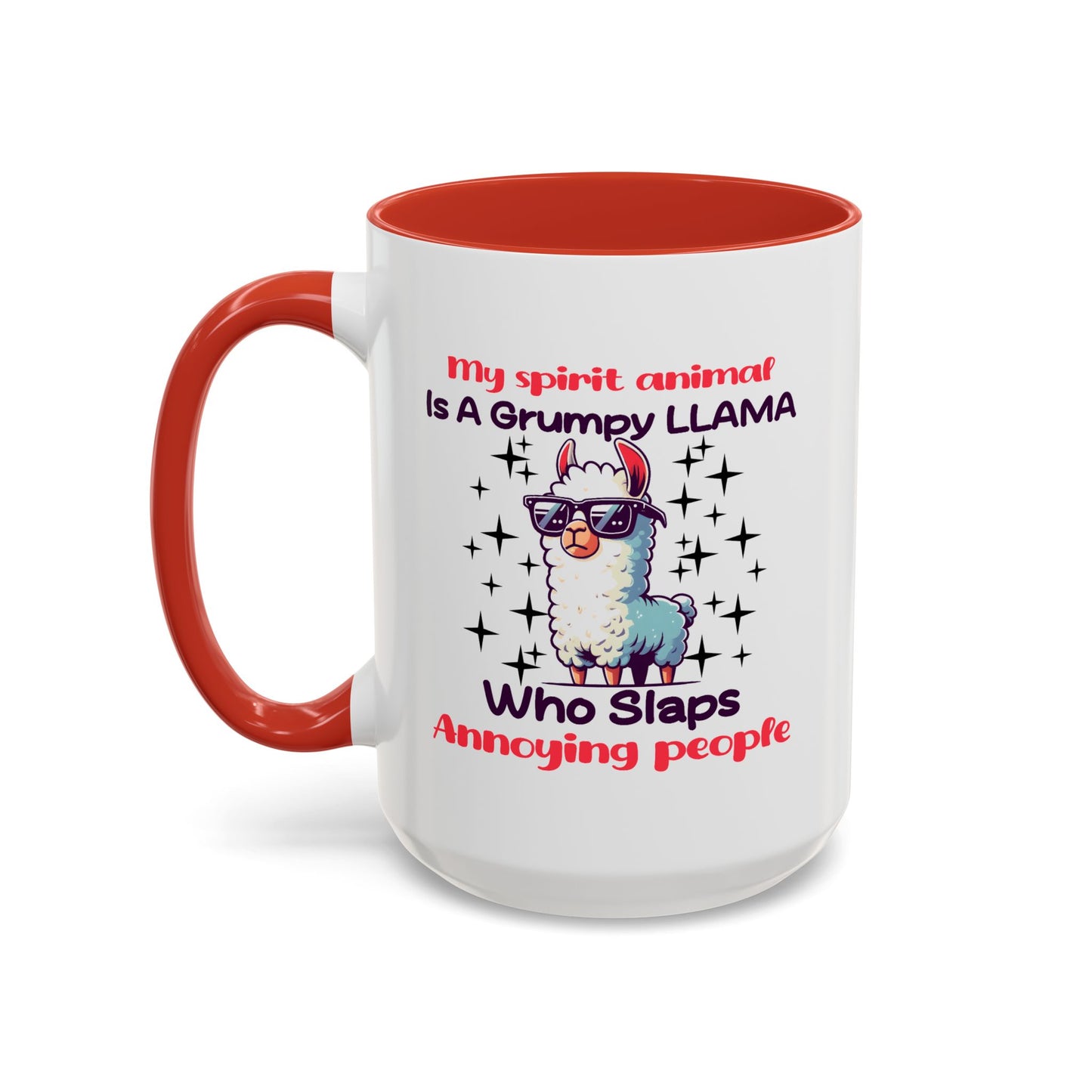 Humor Mug - My Spirit Animal is a Grumpy Llama