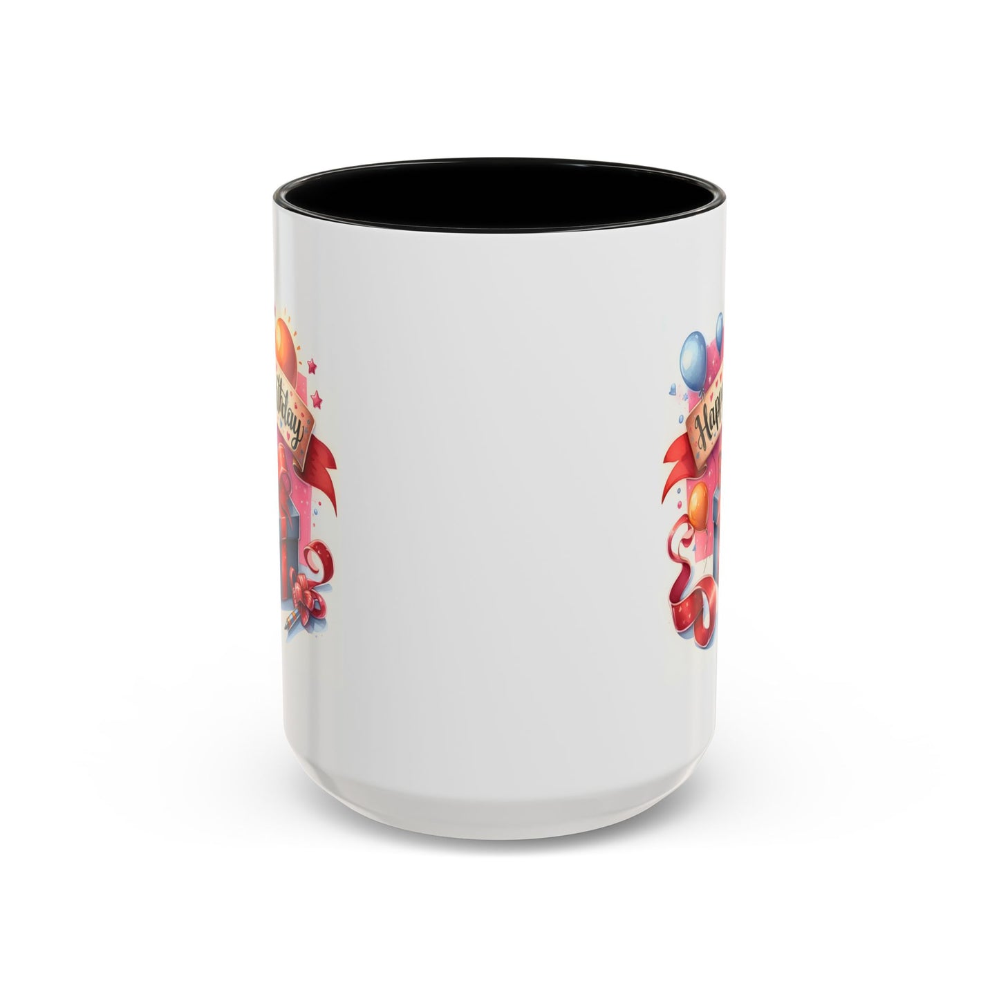 Birthday Mug - Present Pen Balloons