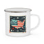 4th of July Mug - America Landscape Stars Stamp