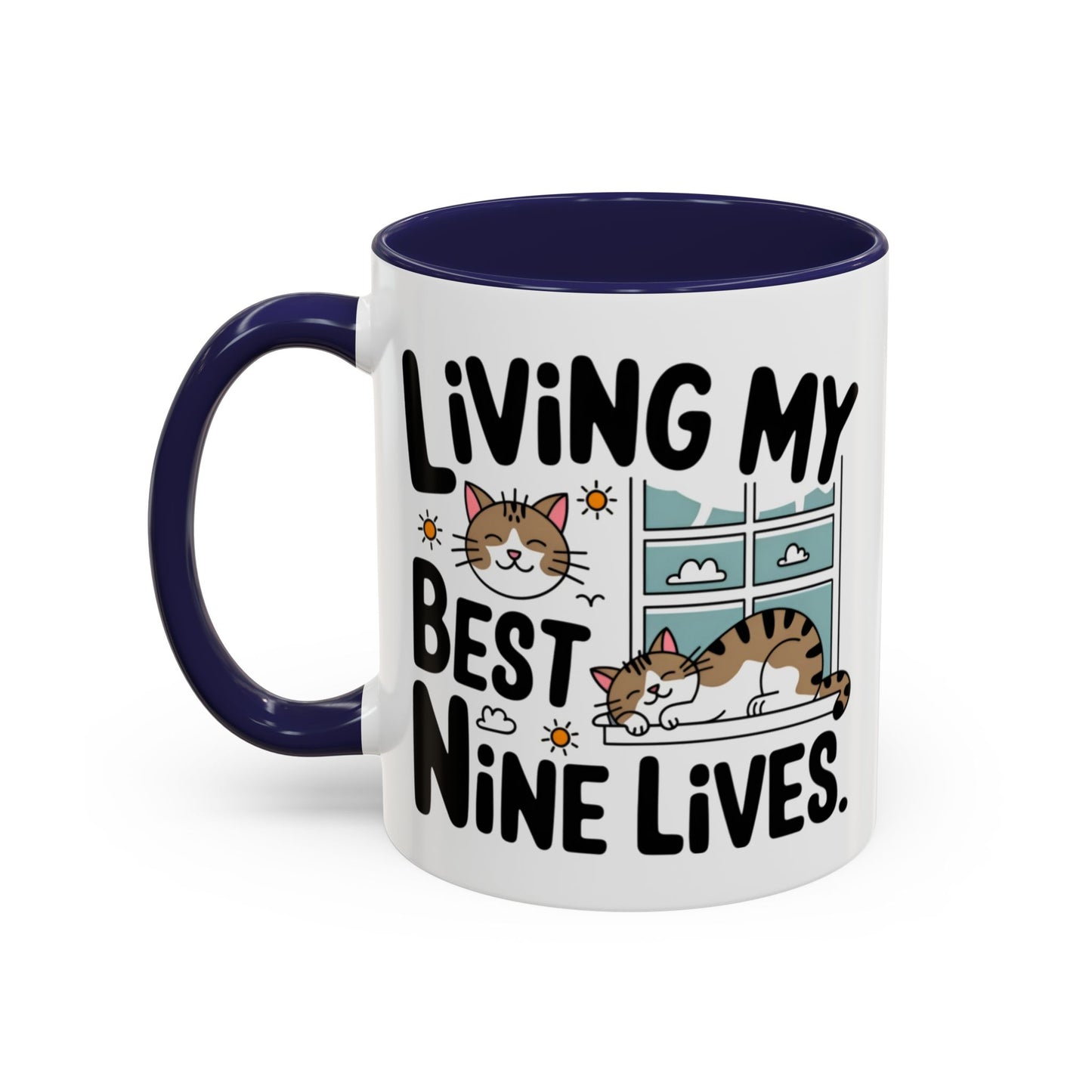 Animal Mug - Living My Best Nine Lives