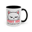 Adult Mug - Fluff You White Cat