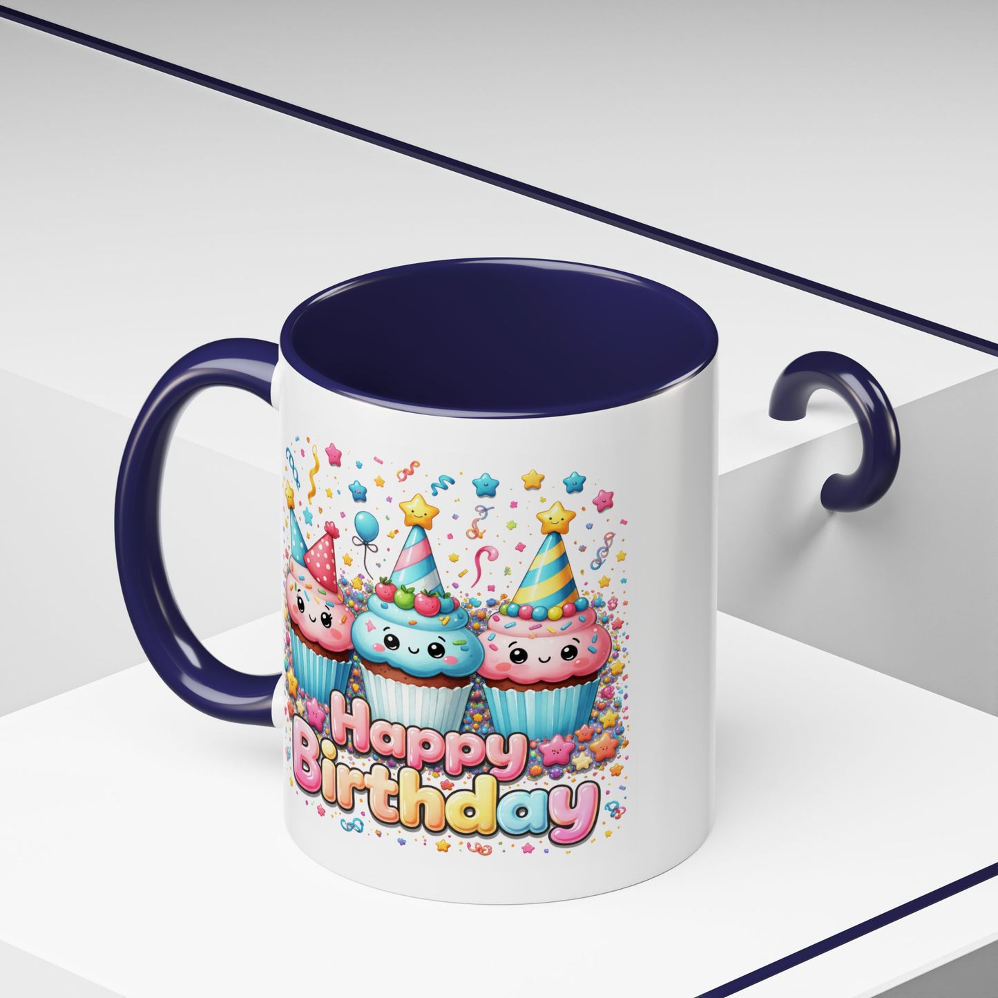 Birthday Mug - Cute Cupcakes