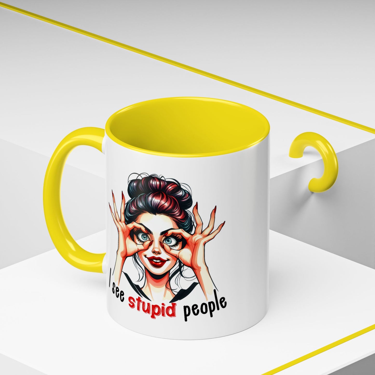 Adult Mug - I See Stupid People