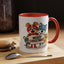 Christmas Mug - Merry Christmas Black Text Mouse Dog Cat Bird