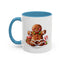 Christmas Mug - Gingerbread Man Cookies and Candy