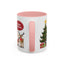 Christmas Mug - Happy Holidays Callout Santa Tree Presents Reindeer